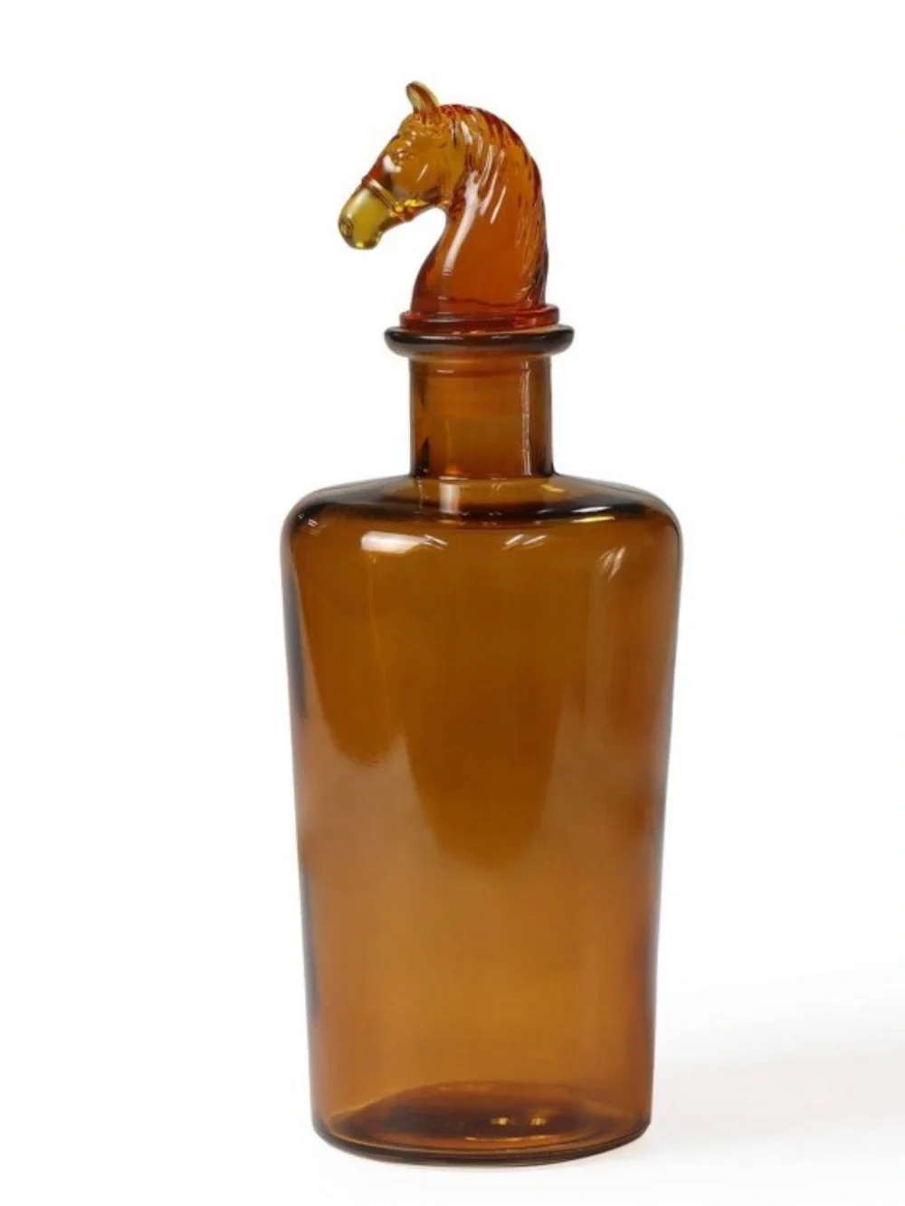 New! Amber Glass Decanter with Horse Head Stopper by Target Bullseye Playground